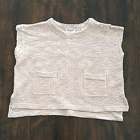 Splendid boxy metallic shimmer sleeveless sweater - Picture 1 of 5